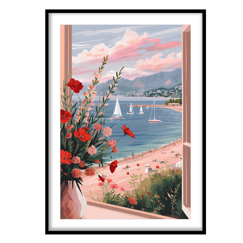 Painting of a Beach Side