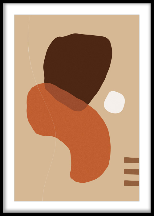 Earthy Abstract Balance Wall Art