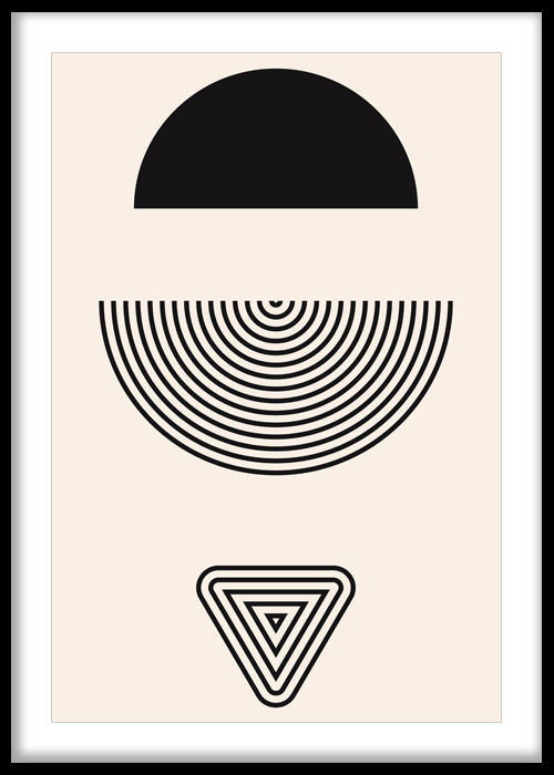 Modern Geometric Balance Wall Art