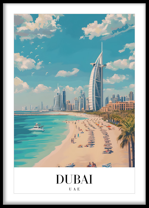 Dubai Coastal Skyline