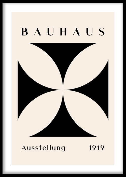 Bauhaus Petal Geometry Exhibition Print