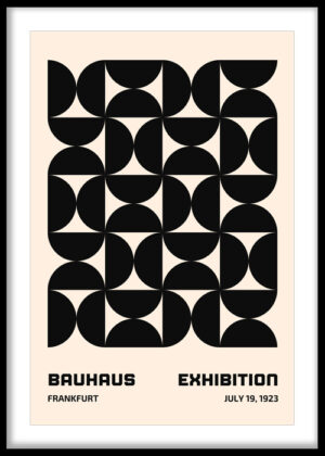 1919Bauhaus Geometric Tile Pattern Print