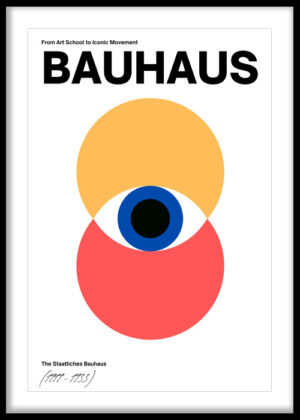 Bauhaus Vision Circle Art Print