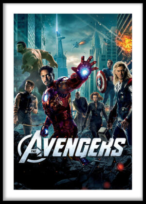 Avengers City Battle Print