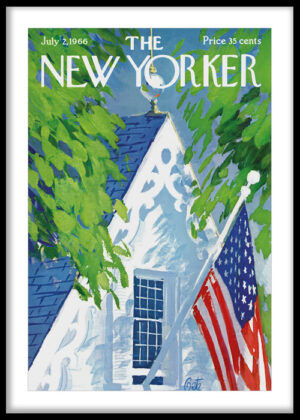 po26 Summer Porch Americana Print